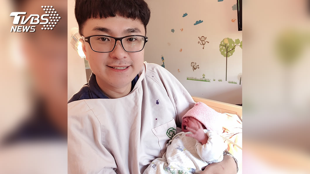 愛妻愛子的藍于洺表示,無論未來多苦都會全力以赴。(圖/藍于洺臉書)