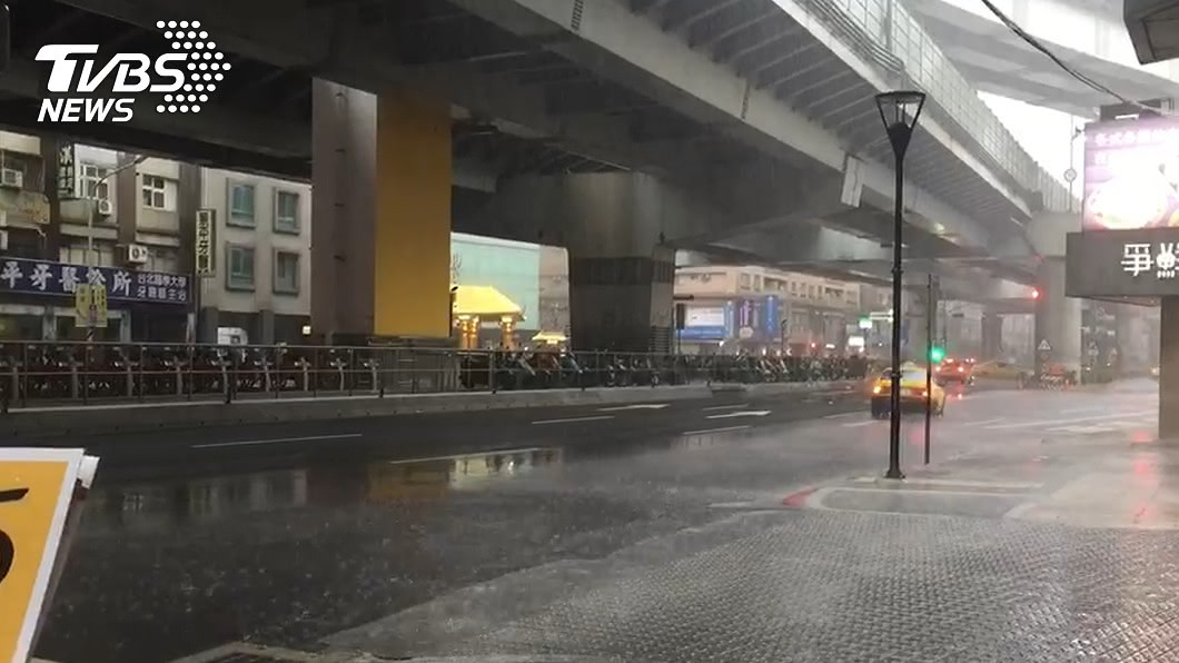 雙北升級「大雷雨」 4區域發布一級淹水警戒
