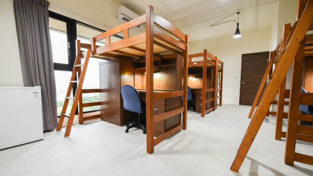 銘傳大學宿舍為河景第一排建案等級大樓。(圖/翻攝自銘傳一週官方網站)