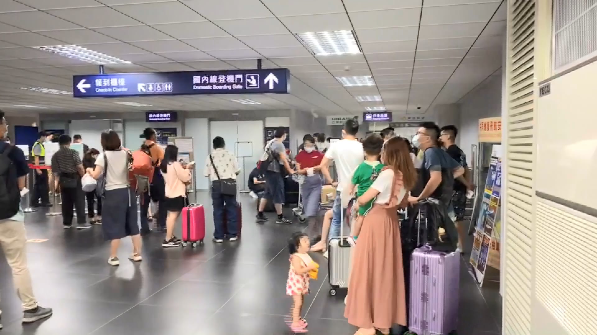 中秋雨彈炸全台!台中機場暫停地面作業 部分航班恐延誤