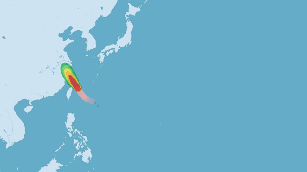 颱風哈格比暴風圈進入東北部海面　仍有增強趨勢
