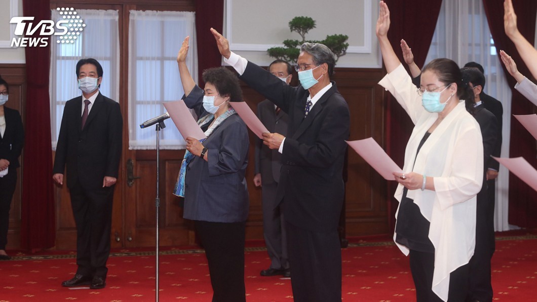 總統蔡英文監誓　監察院長陳菊完成宣誓