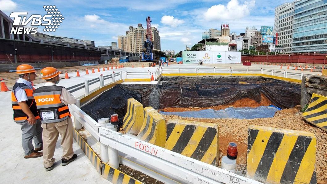桃園捷運綠線G07站連續壁動工 打造三鐵共構車站