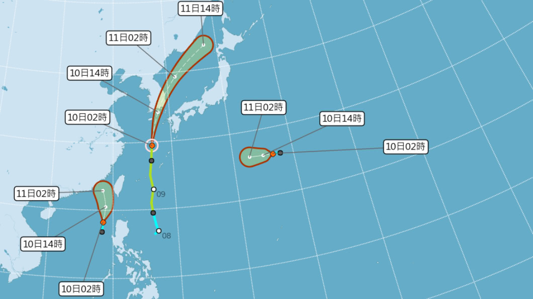 離台灣很近!米克拉颱風最快今生成 海陸警恐齊發
