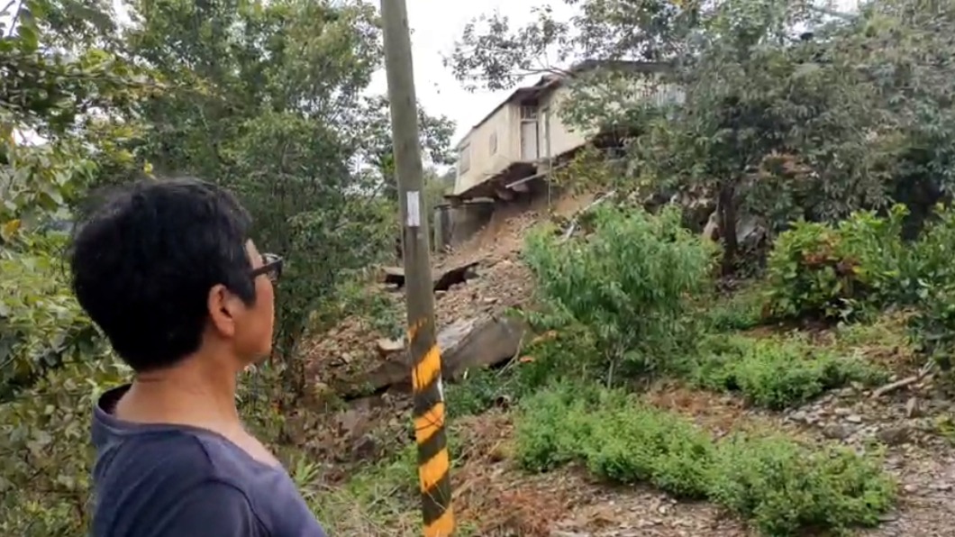 颱風2天累積雨量逾4百毫米 太麻里1民宅地基掏空