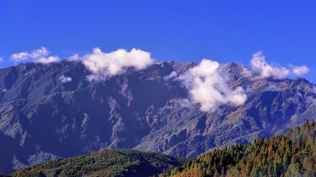 太平山各景點海拔幾乎都在2000公尺以上,天氣好時藍天清朗。(圖/ 太平山國家森林遊樂區提供)