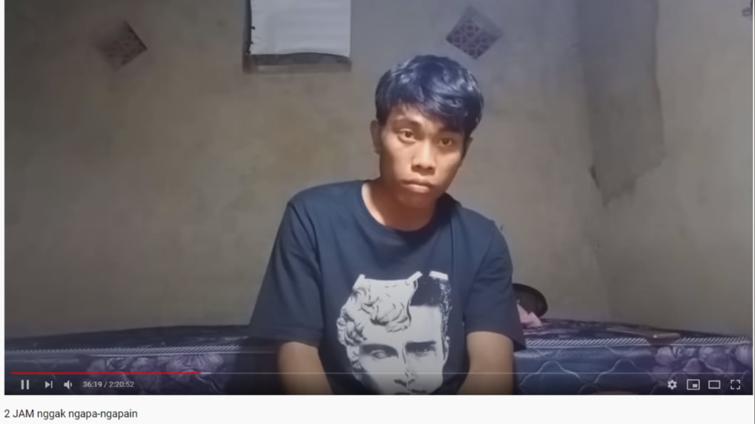 最強耍廢片!男定格2hr爆紅 280萬人跟著發呆