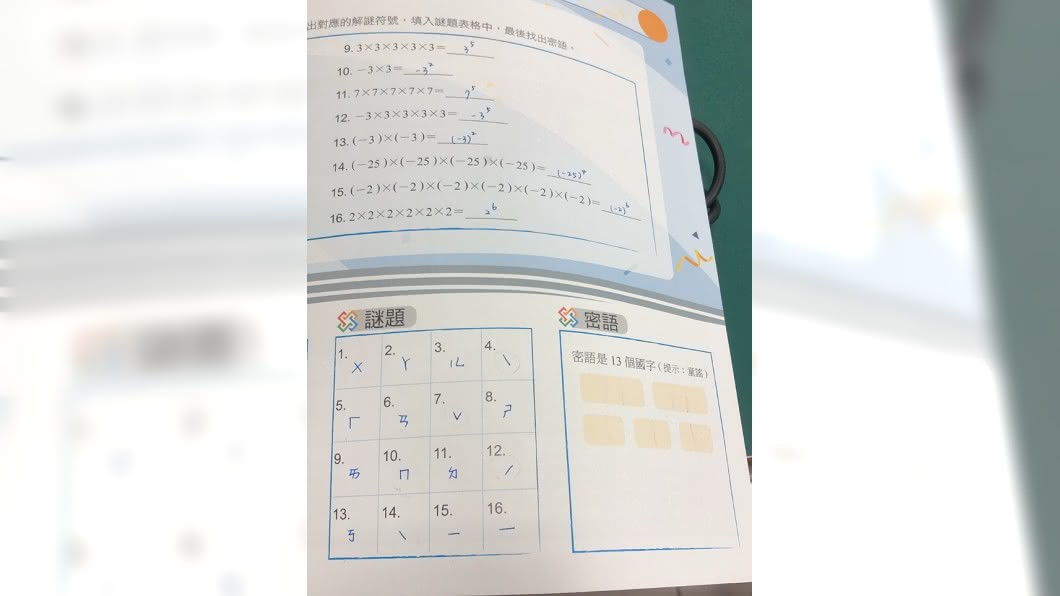 猜謎題讓不少網友看了霧煞煞。(圖/翻攝自PTT八卦版)