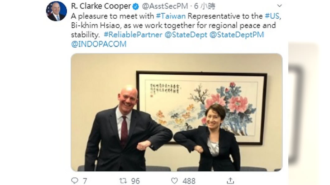 (圖/翻攝自Clarke Cooper推特)