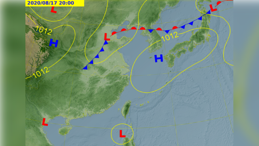 菲律賓東方海面低氣壓有可能發展成颱風。（圖／中央氣象局）