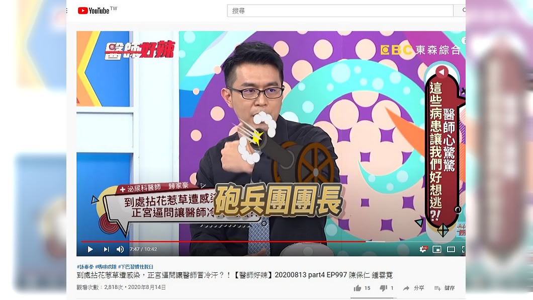 (圖/翻攝自《醫師好辣》YouTube)