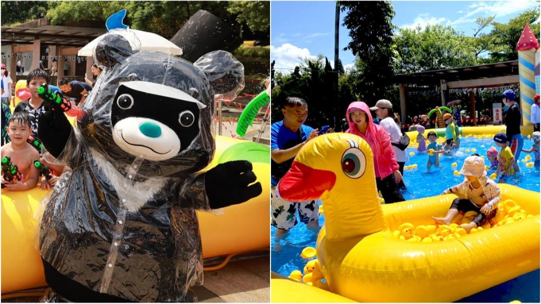 超長滑水道玩到爽！　北水「熊讚水樂園」限時開放