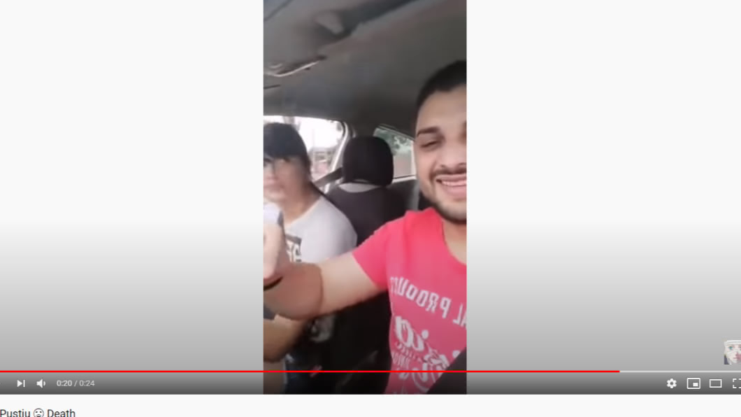 老婆前後確認來車竟是為了闖平交道。（圖／翻攝自YouTube）