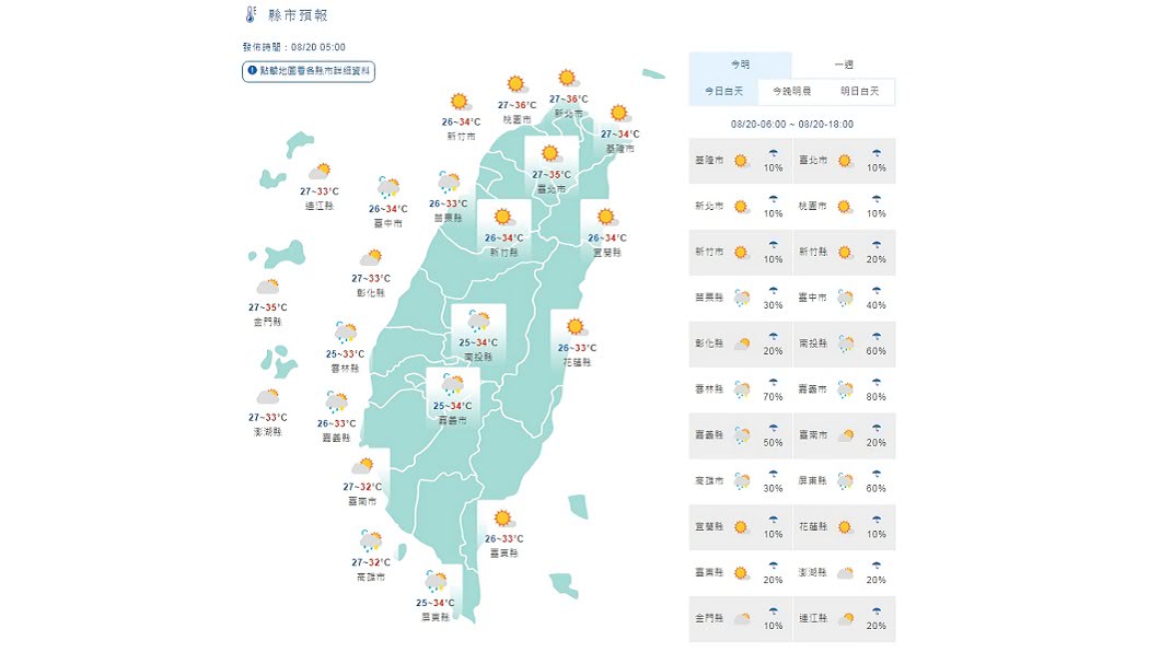 (圖/中央氣象局)