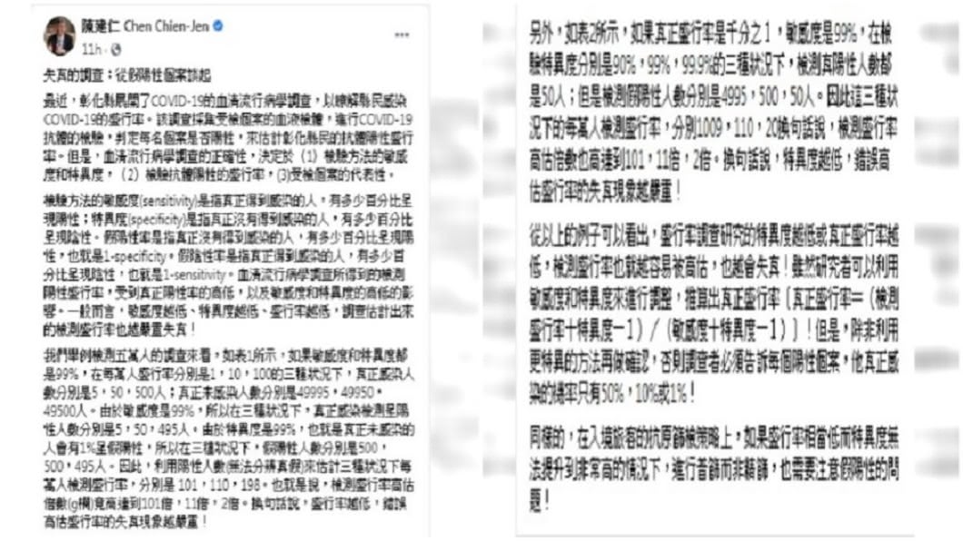 （圖／翻攝自陳建仁臉書）