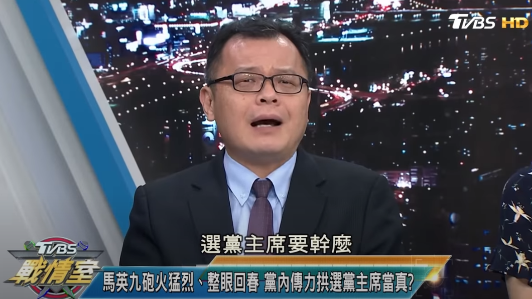 陳揮文研判馬英九是想再選總統。（圖／TVBS）