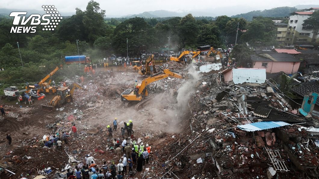 印200人公寓突坍塌 現已2死18人仍受困