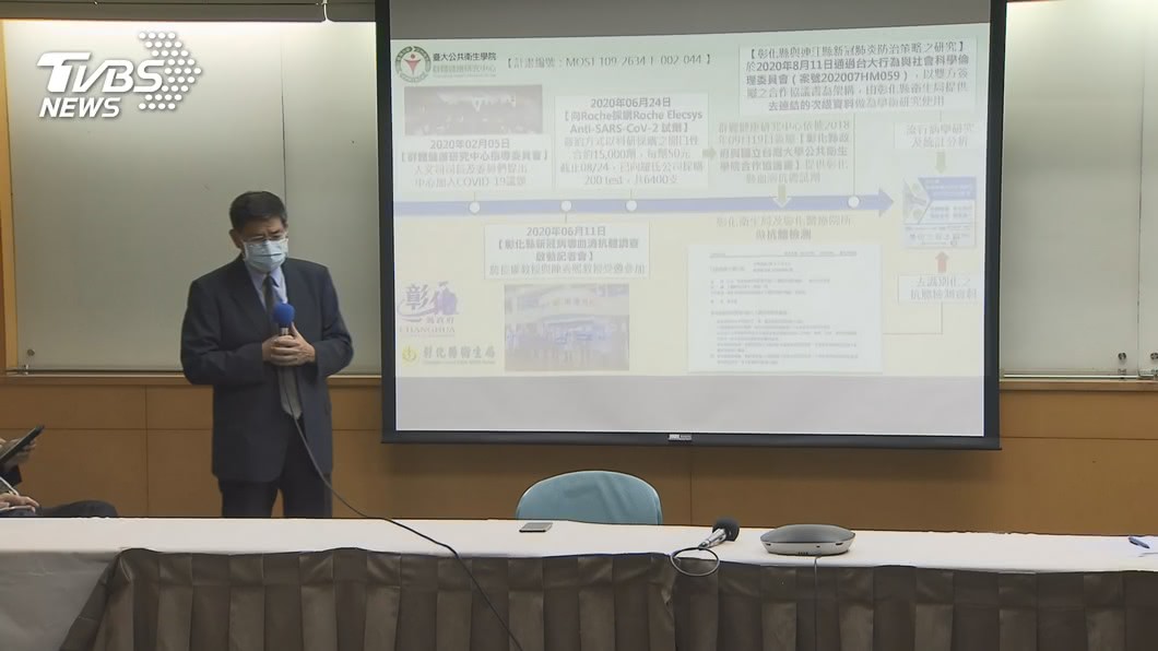 彰化血清抗體研究 台大證實8/11完成倫理審查
