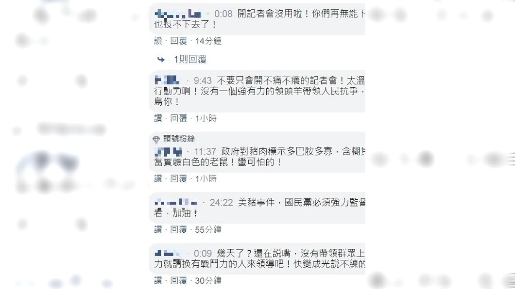 支持者要藍營別只會開記者會。（圖／翻攝自中國國民黨 KMT臉書）
