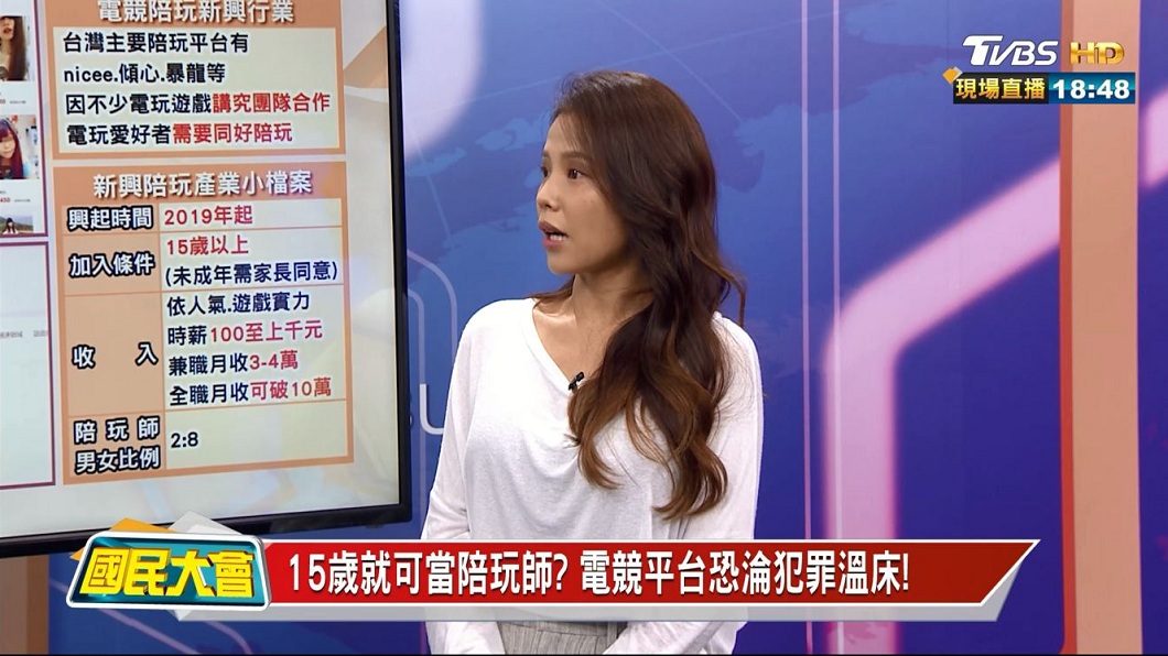 除了陪玩服務外,平台上還有鬧鐘服務,就是陪玩師打電話叫玩家起床。(圖/TVBS)