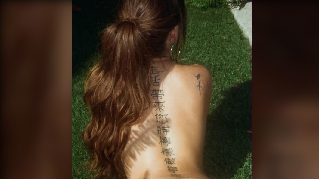 Riley Reid的中文刺青疑似翻譯錯誤才會鬧出笑話。(圖/翻攝自Riley Reid IG)