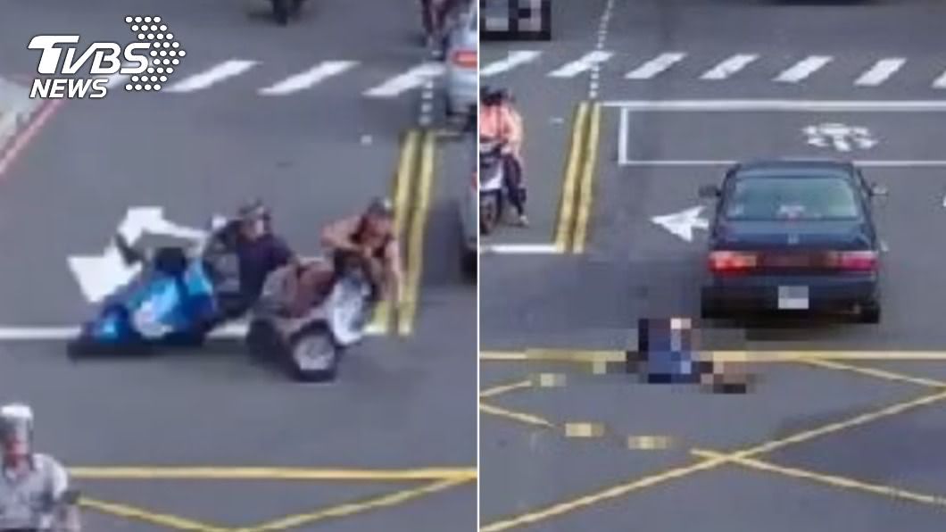 中和2機車擦撞騎士倒地!「對向車輾壓」頭重創慘死