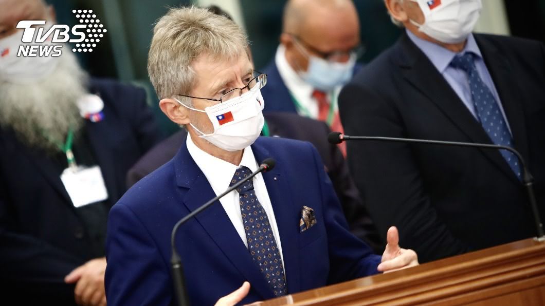 捷克參議院議長維特齊。（圖／中央社）