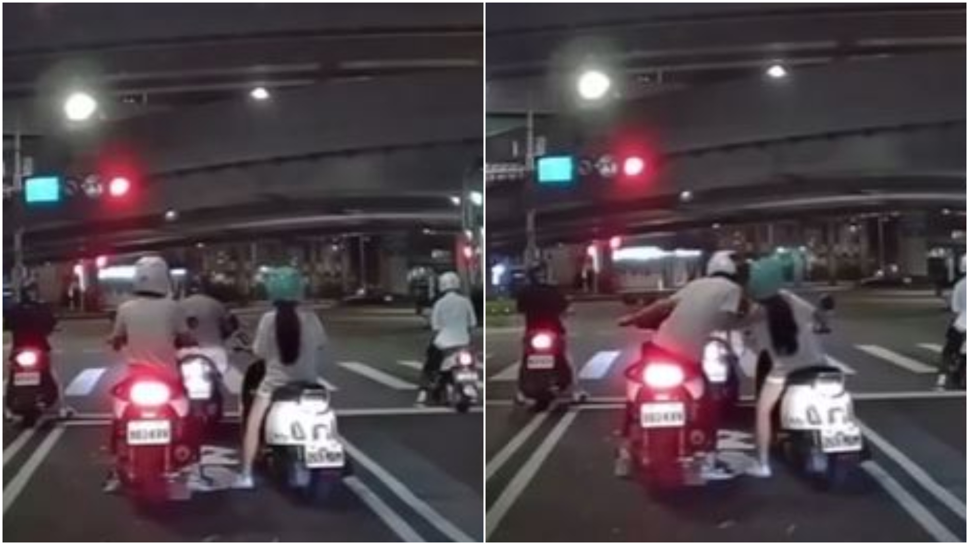 欺負單身狗!情侶等紅燈突親親 後車「肺腑之言」網笑爛
