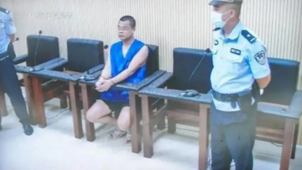 男子被逮後日前遭法院判處死刑。(圖/翻攝自YouTube)