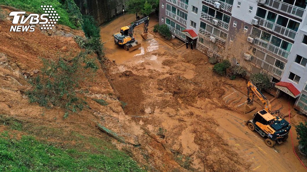 「海神」襲南韓釀土石流　鐵板工廠3秒被沖垮