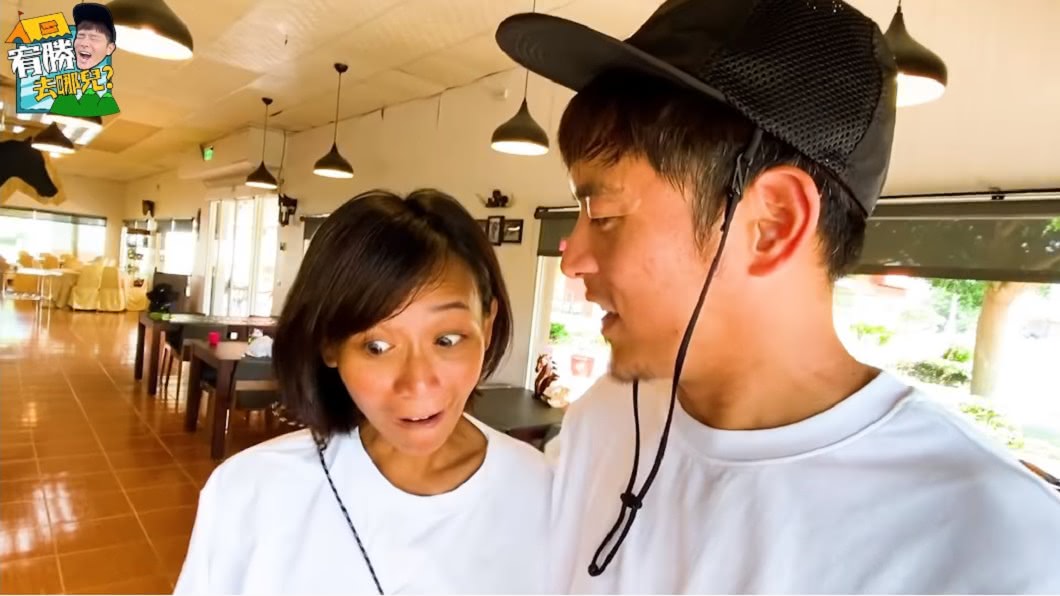 宥勝在妻子幫助下,最終完成情人節大餐。(圖/翻攝自YouTube宥勝去哪兒頻道)