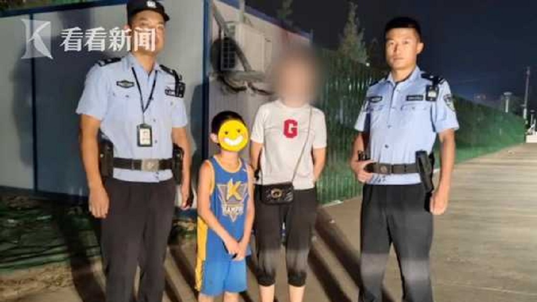 警方最後在距離醫院50公里外的男童姑姑家找到人。(圖/翻攝自搜狐新聞)