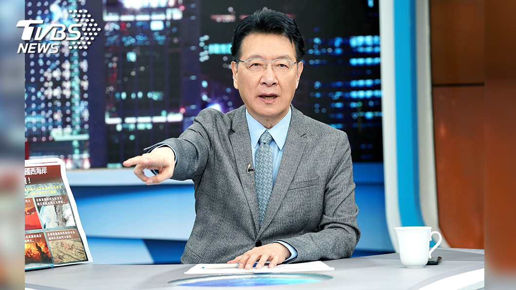 TVBS《少康戰情室》美國森林大火燒掉半個台灣 趙少康批川普漠不關心。(圖/TVBS)