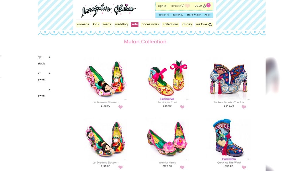 (圖/翻攝自「Irregular Choice」官方網站)