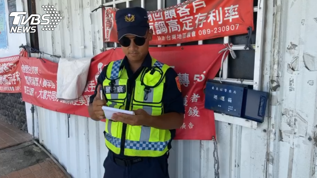 停寧傑為臺東分局蘭嶼分駐所警員。(圖/TVBS)