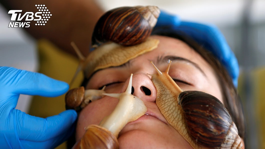 標榜補充膠原蛋白!美容院任「蝸牛爬滿臉」 網怕爆