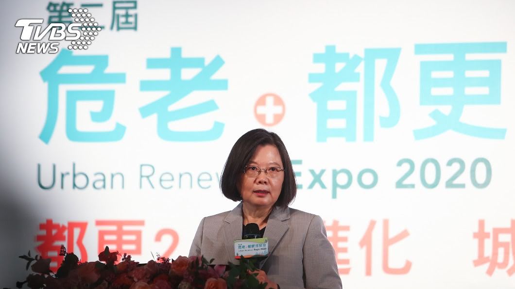 蔡英文表示若香港朋友有意來台將會提供援助。（圖／中央社）