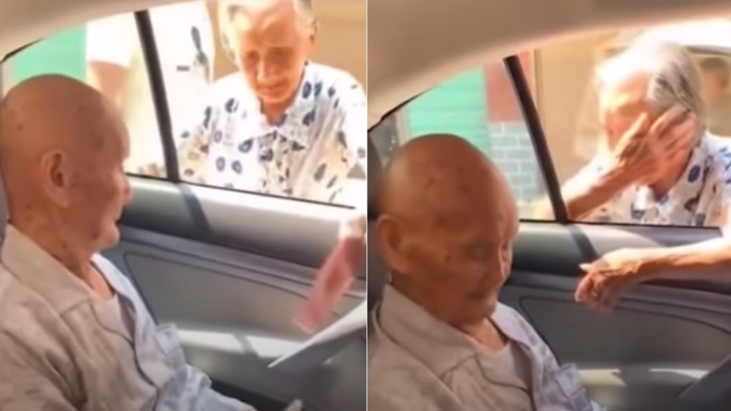 百歲哥離家門 96歲妹哭著追車:我們見一面少一面