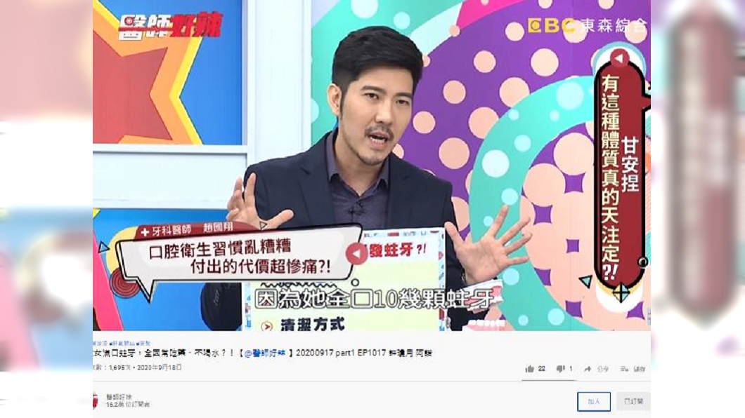 (圖/翻攝自醫師好辣YouTube)
