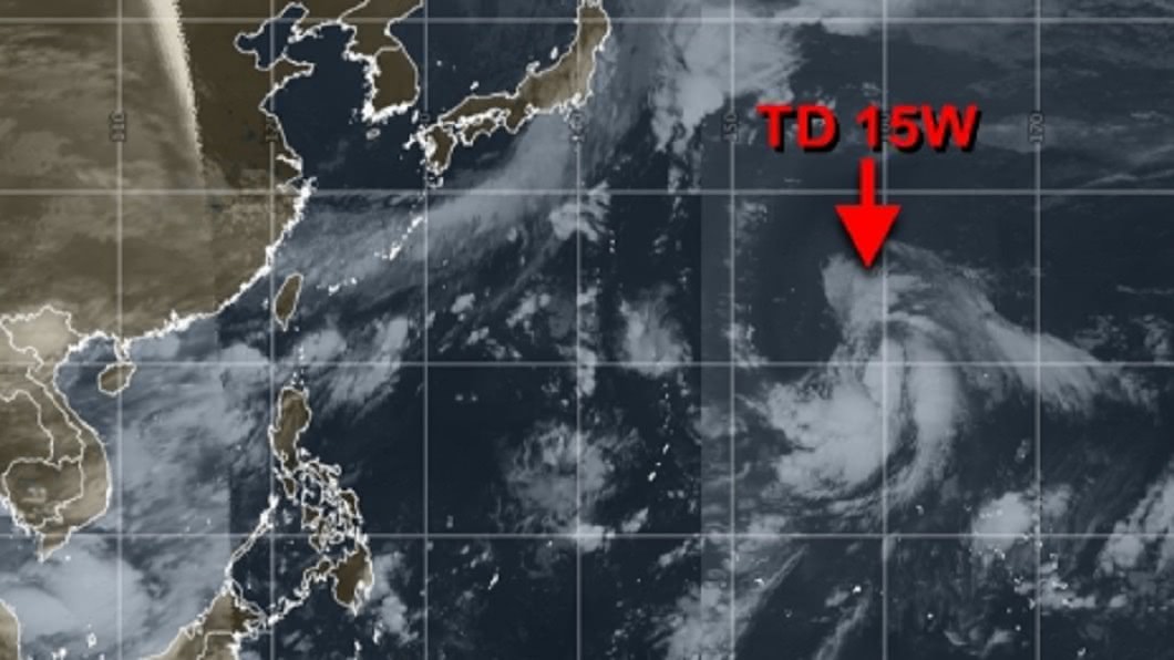 鯨魚颱風離台遠。（圖／翻攝自JTWC）
