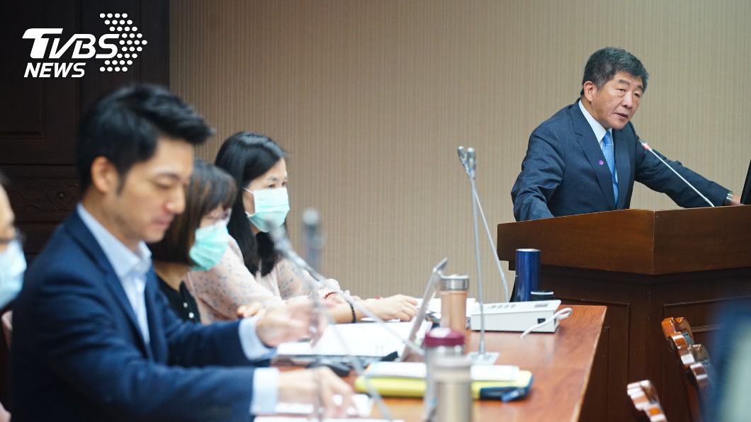 陳時中列席立法院社會福利及衛生環境委員會進行業務報告。（圖／中央社）