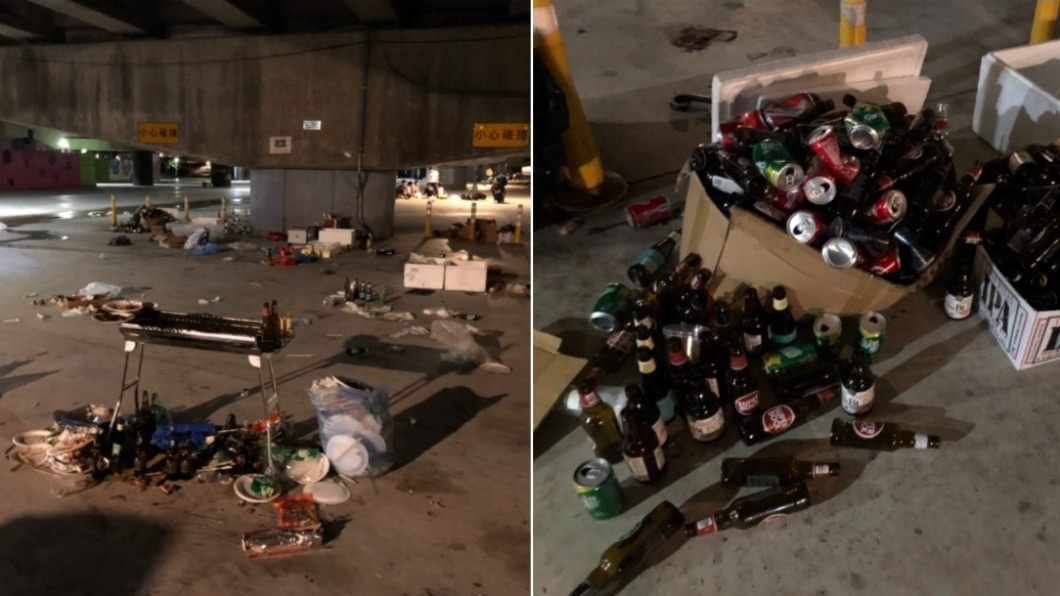 炭火還燒著!60人烤肉趴「留滿地垃圾」 網肉搜灌爆
