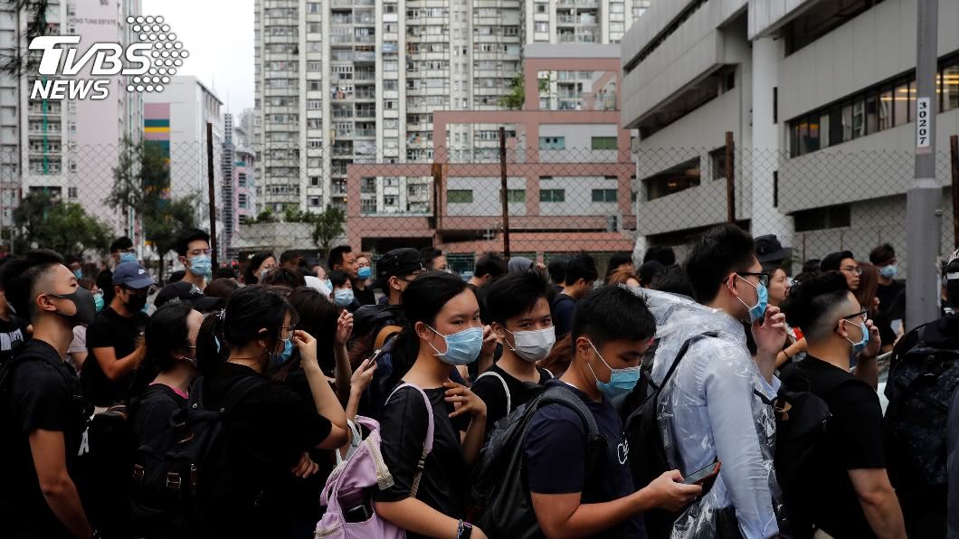 港人發起集會遊行 6000名港警戒備喊:絕不容忍