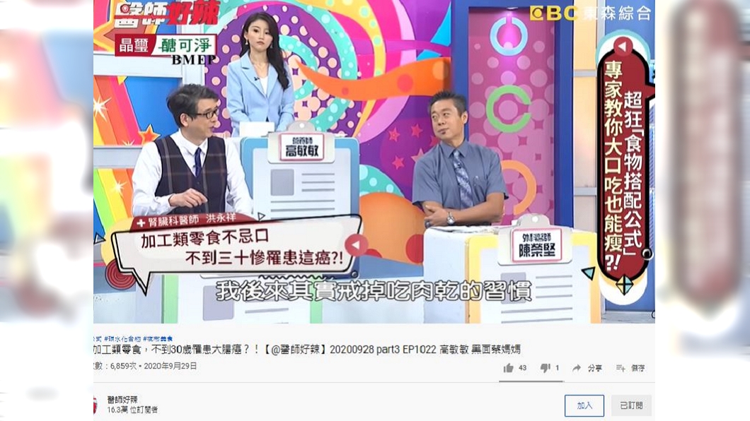 (圖/翻攝自醫師好辣YouTube)