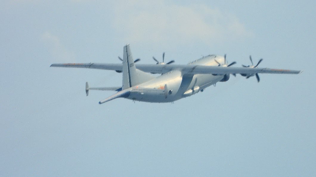 快訊/頻擾台!空軍廣播驅離 大陸運8反潛機