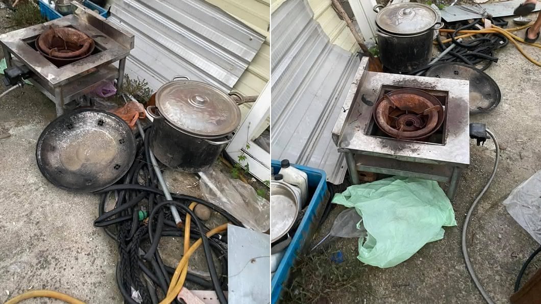 疑似烹狗肉的湯鍋。(圖/翻攝自新竹市浪愛傳遞貓狗tnvr協會臉書)
