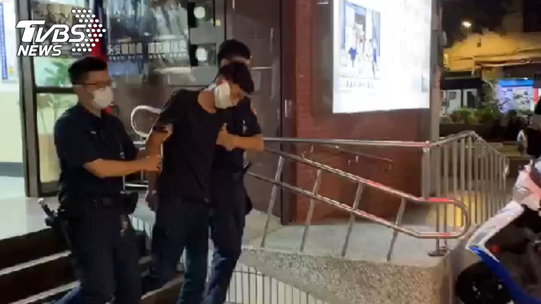 林男訊後依法移送。（圖／TVBS）
