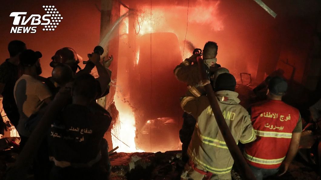黎巴嫩首都又爆炸!油槽起火釀4死逾30傷