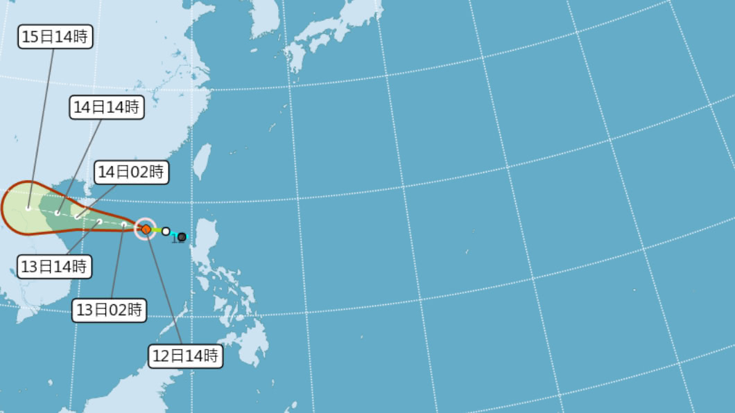 輕颱南卡今下午2時形成 14日前基隆北海岸防大雨