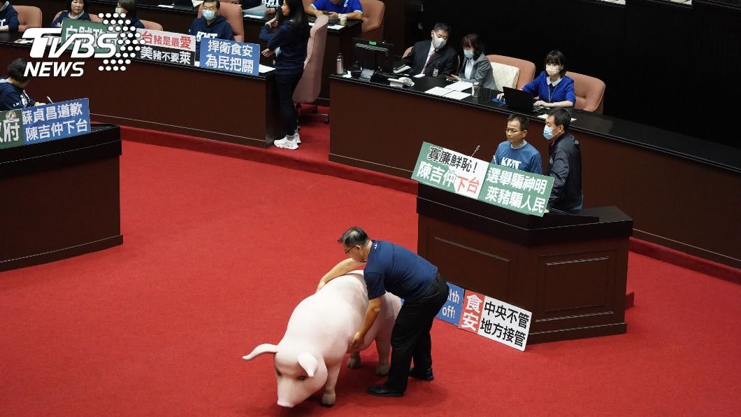 藍委再度杯葛蘇貞昌施政報告。（圖／中央社）